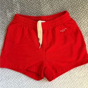 Rag & Bone Vibrant Red Athletic Shorts